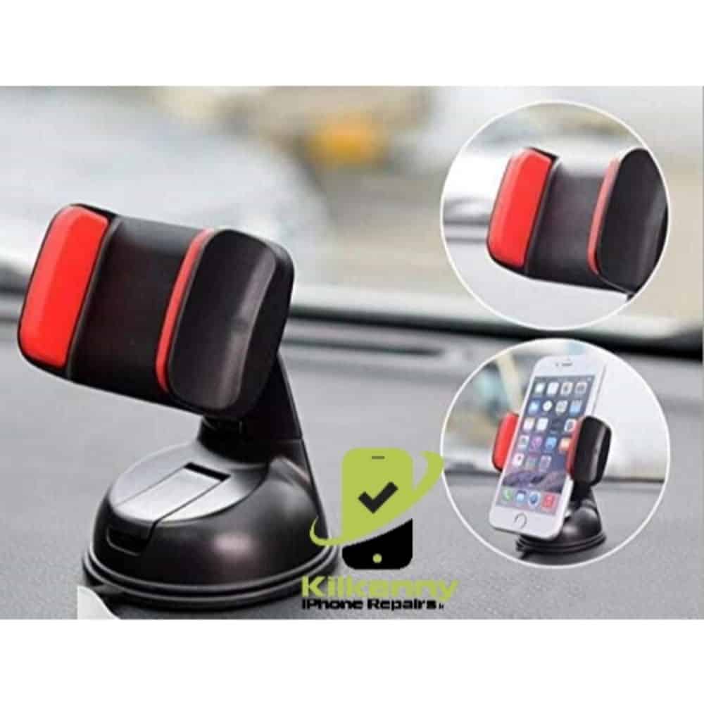 Car phone holder for dashboard.