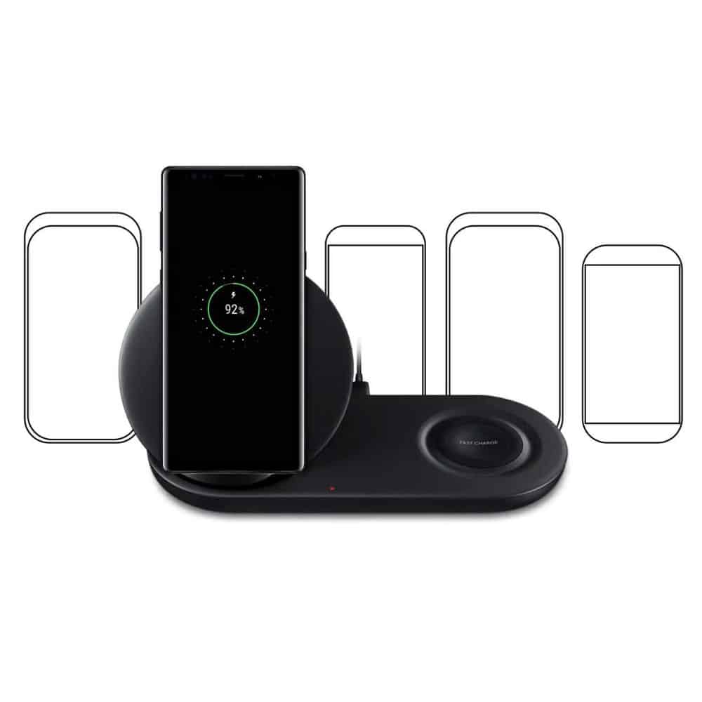 Samsung Wireless Charger Duo With Wall Charger - Black