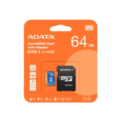 ADATA 64GB Micro SD Card with Adapter