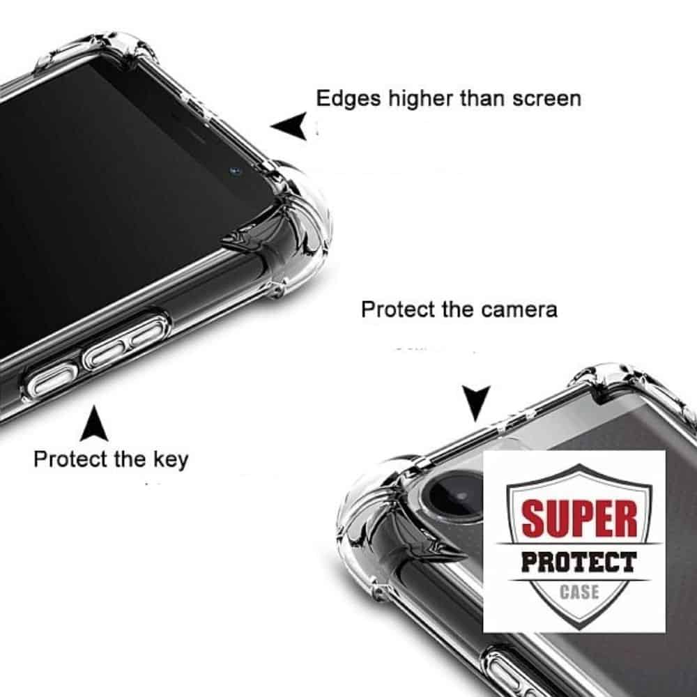 Galaxy A20e (A202), Goospery Super Protect, Clear Case - Air Cushioned Corners - Image 2