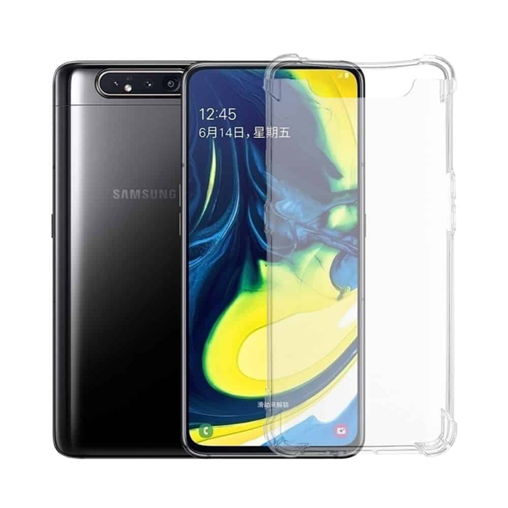 Goospery, Galaxy A80 (A805), Super Protect, Clear Case - Air Cushioned Corners