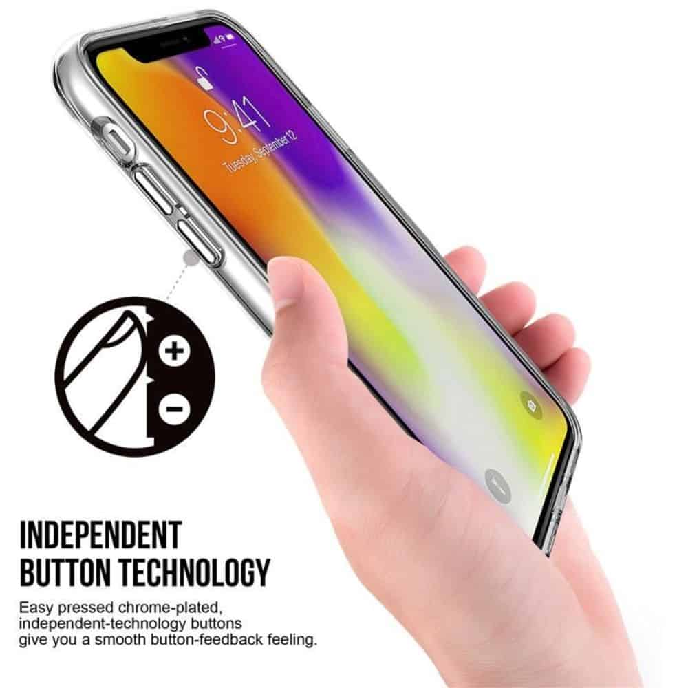 Galaxy A20E, Space Case Collection, Dual Material - Clear Case