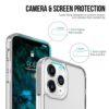 Galaxy A20E, Space Case Collection, Dual Material - Clear Case
