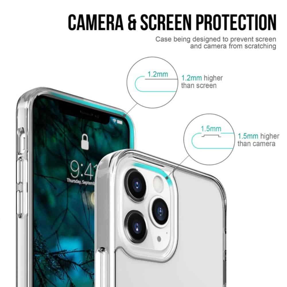 Galaxy A20E, Space Case Collection, Dual Material - Clear Case