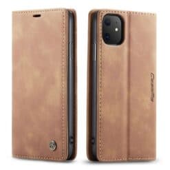 CaseMe, iPhone 11, Wallet Case - Brown