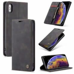 iPhone CaseMe Xs Max Flip Case - With Card Holder