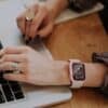 Pink Bumper Case & Screen Protector for Apple iWatch