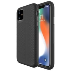 iPhone 13 Dotted Shockproof Hybrid Black Case