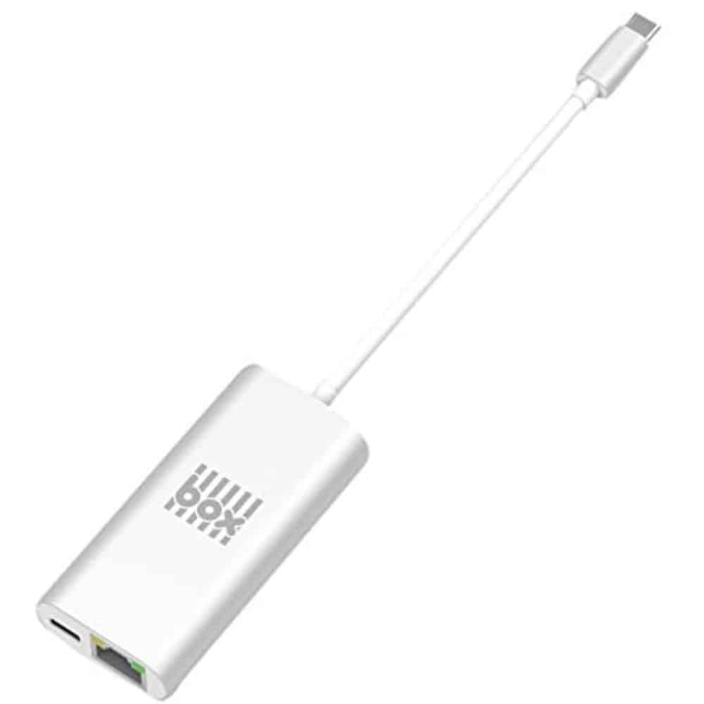 USB-C to Ethernet Adaptor Silver