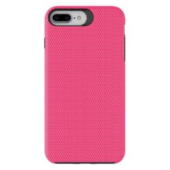 iPhone XR Dotted Shockproof Hybrid 2 in 1 Case (Hot Pink)