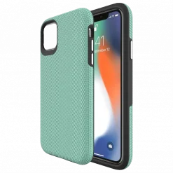 iPhone 14 Dotted Shockproof Case Mint
