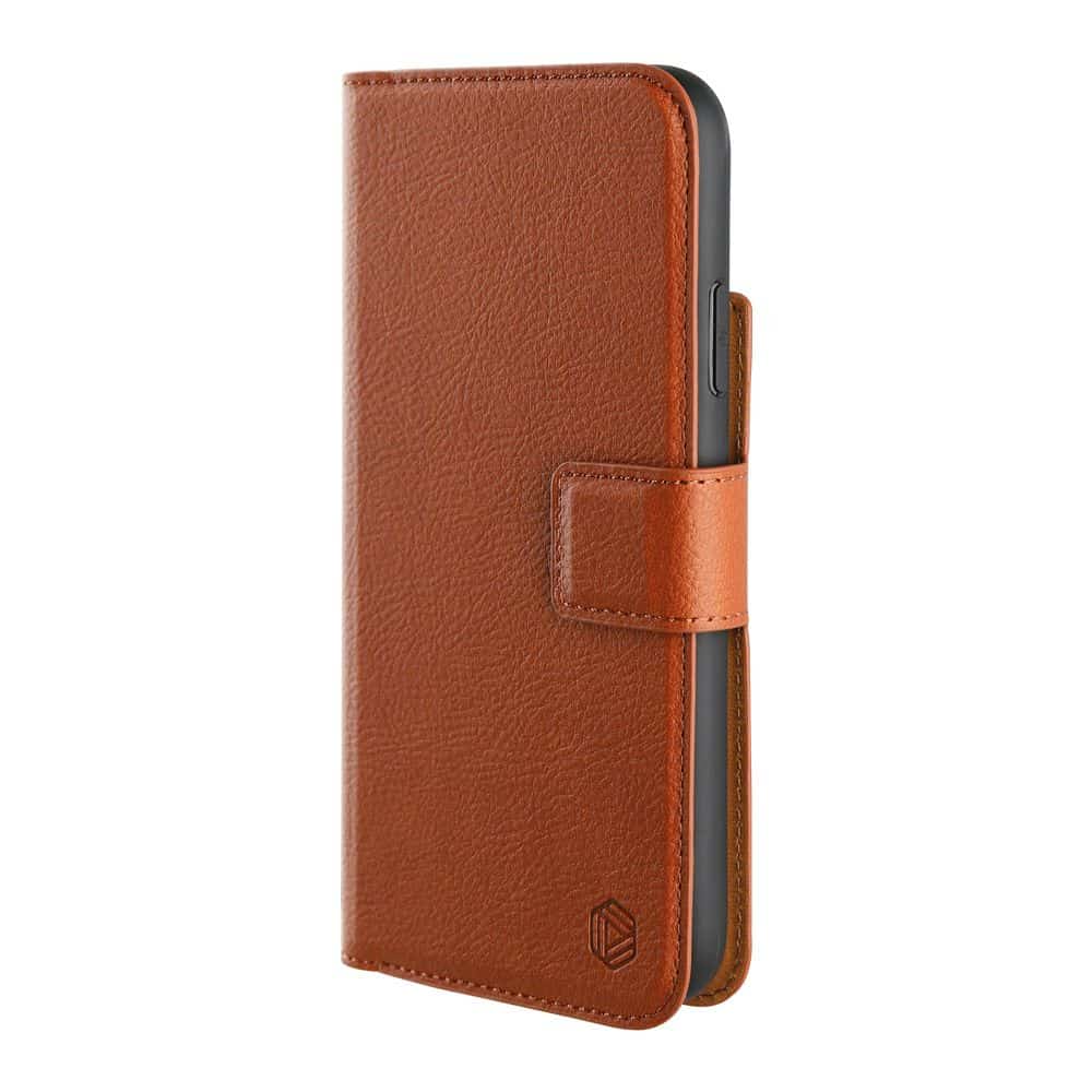 Promiz Brown Wallet Case iPhone 12/12Pro