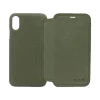 Minim (MM-10063) Original Minim Book Case - Olive Green, Apple iPhone XR