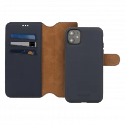 Minim 2 in 1 Wallet Case - Dark Blue, Apple iPhone 12 mini