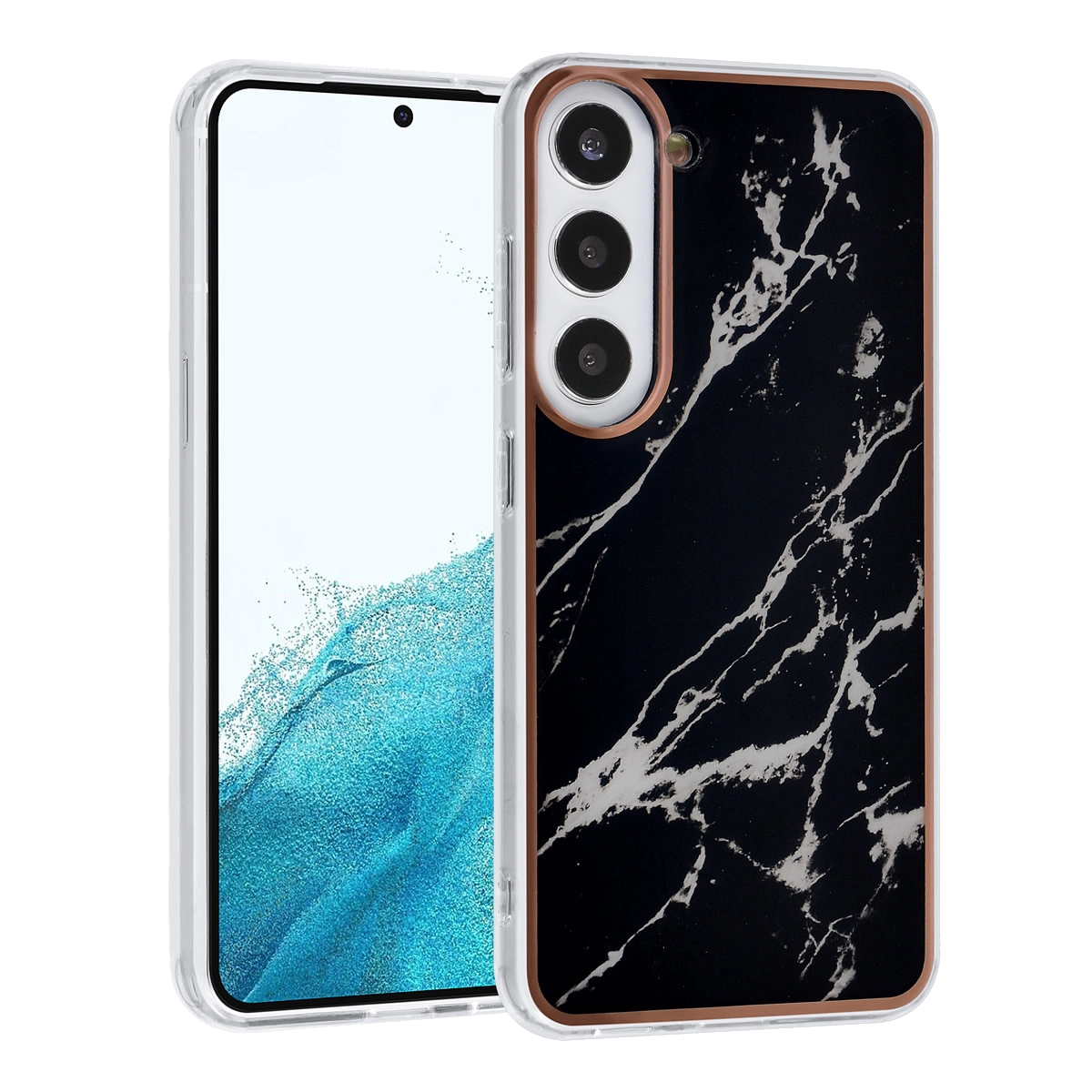Galaxy S23 TPU Back Cover - Marble Black
