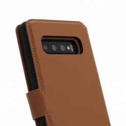Minim 2 in 1 Wallet Case - Light Brown, Samsung Galaxy S10+