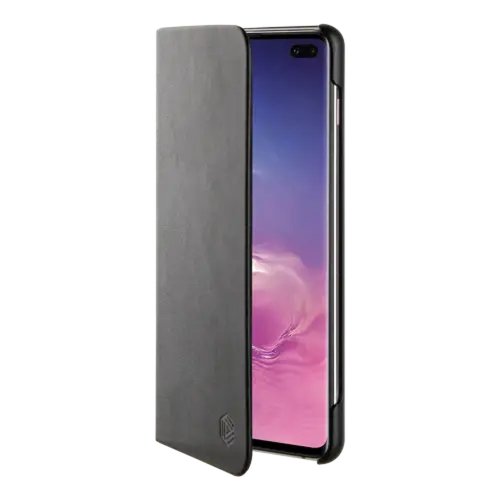 Promiz Book Case - Black, Samsung Galaxy S10 Plus