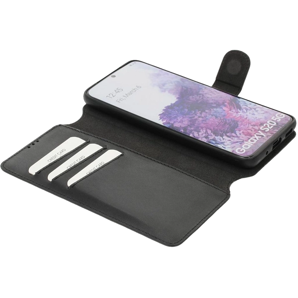 Minim 2 in 1 Wallet Case - Black, Samsung Galaxy S20