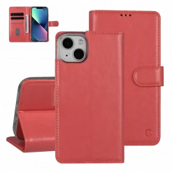 iPhone 13 Pink Book Case - Card Holder For 3 Cards