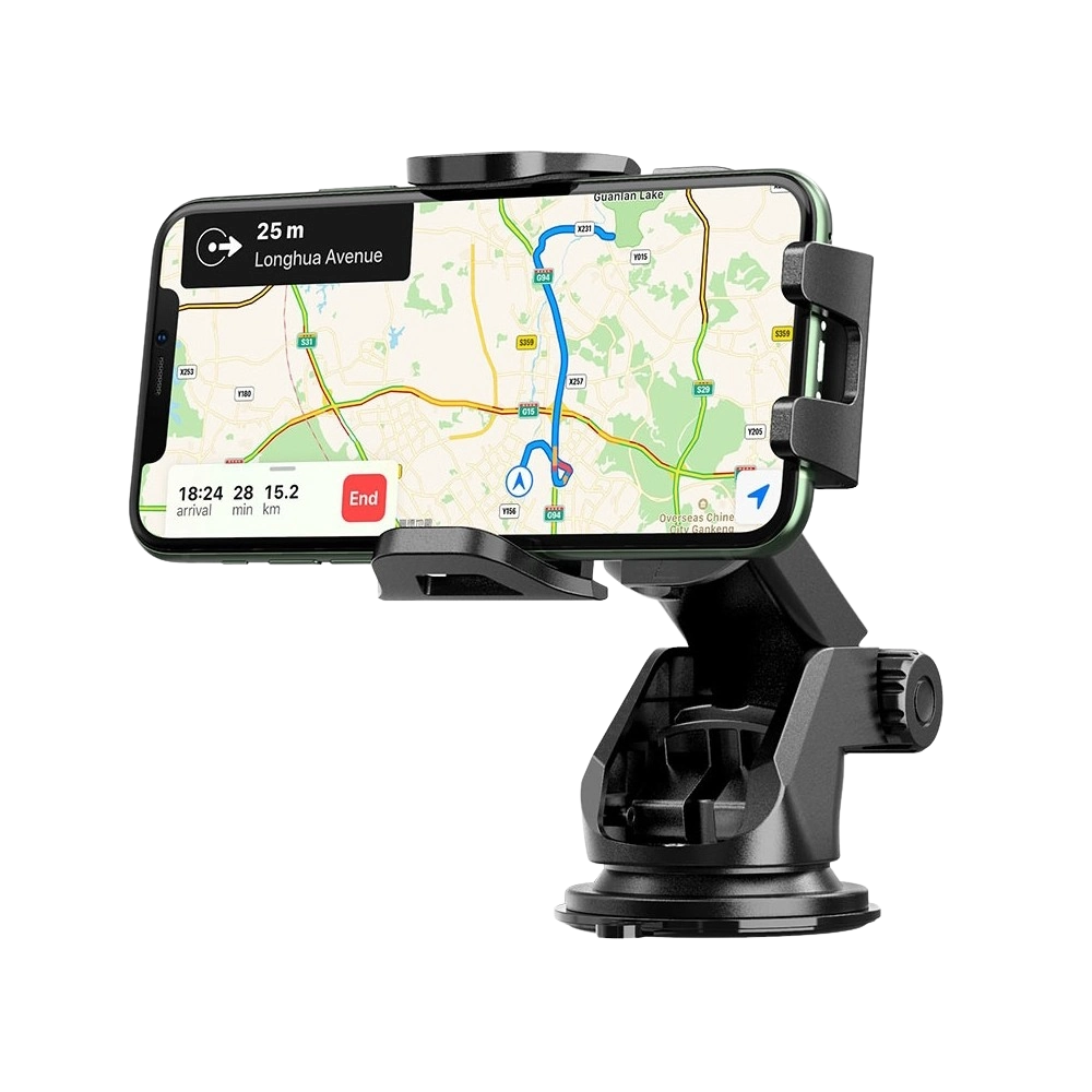 Hoco CA76 One-Touch Console In-Car Phone Holder Black