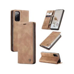 Samsung Galaxy S20 FE Wallet Case - Brown