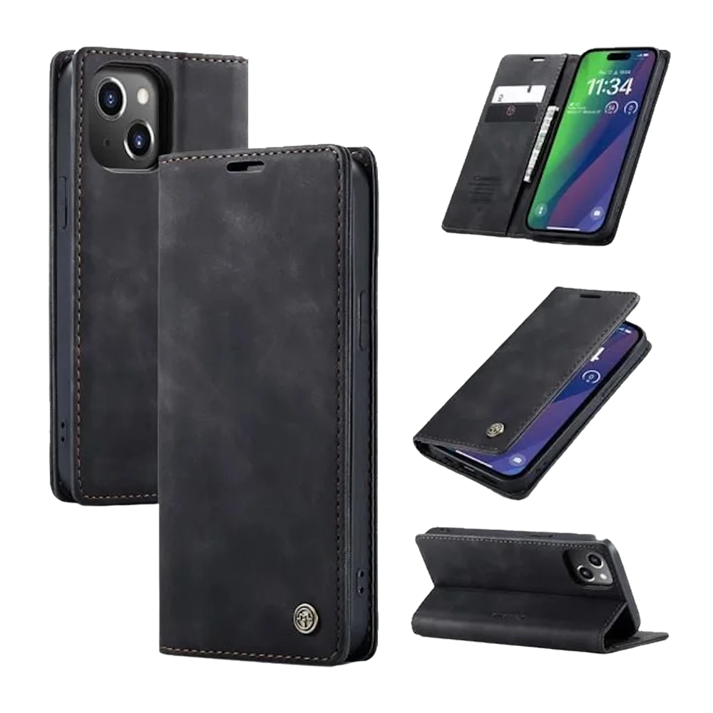 iPhone 15 Black Flip Case