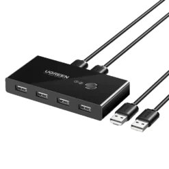 UGREEN USB 2.0 Switch, 2 In 4 Output USB KVM Switch