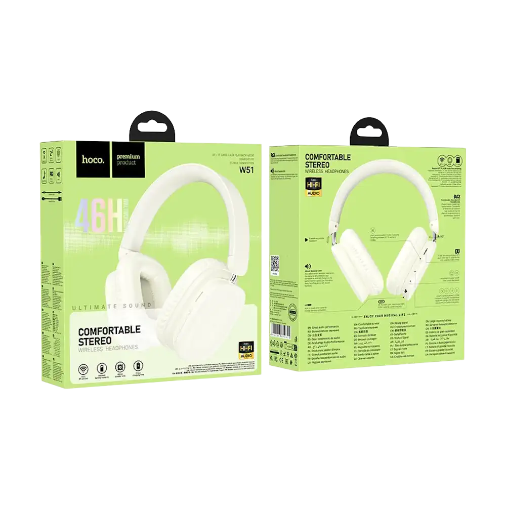 Hoco W51Delightful Over the Ear Bluetooth Headset