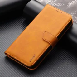iPhone 16 Premium Aokus Wallet Case Brown