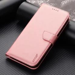 iPhone 16 Premium Aokus Wallet Case Rose Gold