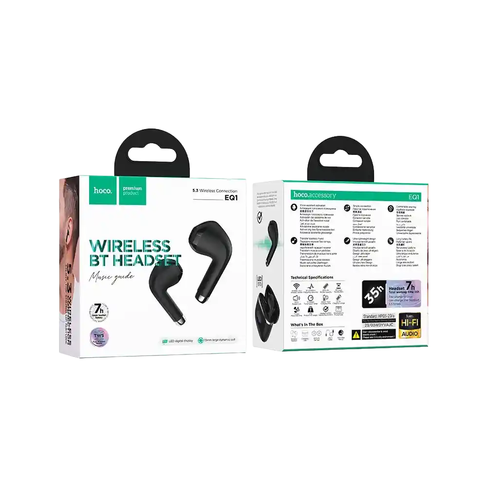 Hoco EQ1 Wireless Bluetooth Headset