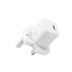 Baseus, GaN5 20W USB-C / Type-C Gallium Nitride Fast Charger White