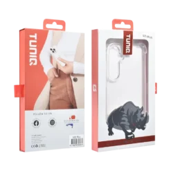 TUNIQ Galaxy S25 Plus Back Cover Case - Transparent - Antishock