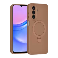 Galaxy A17 Case - Magsafe With Ring Stand - Desert Brown