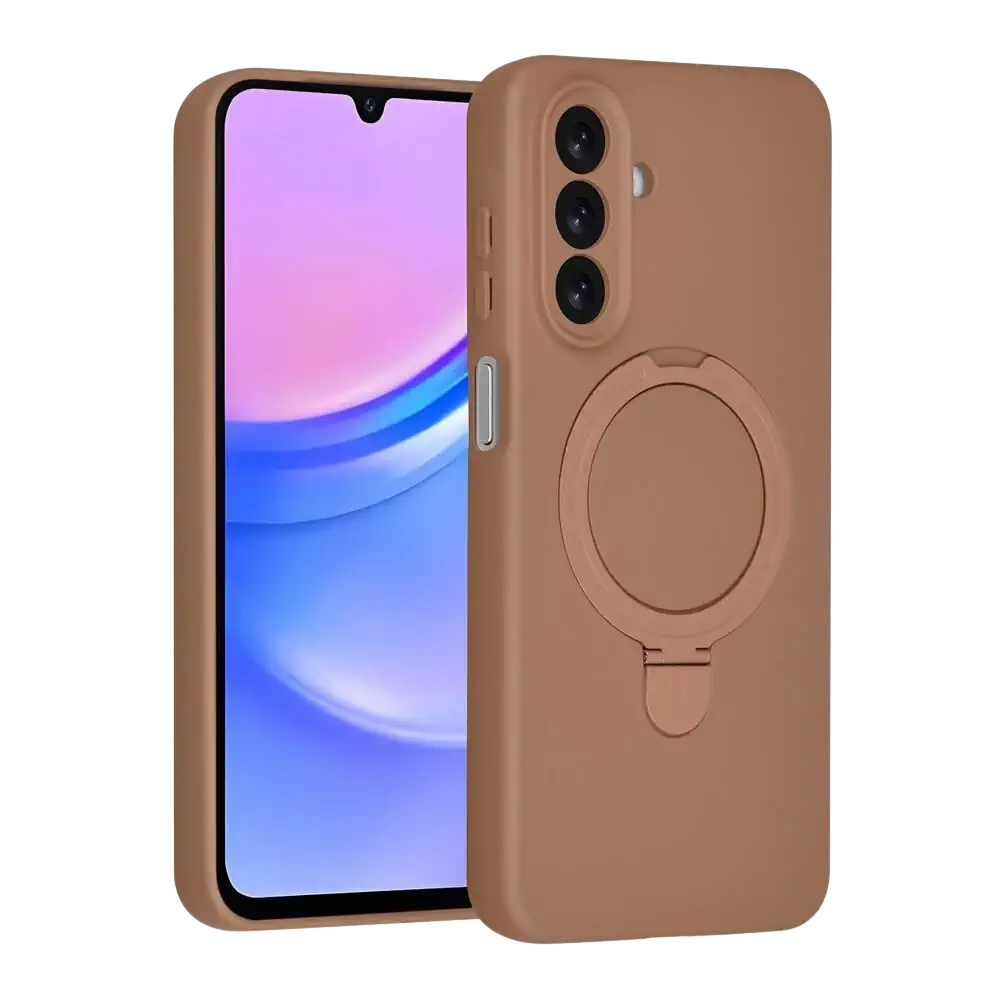 Galaxy A17 Case - Magsafe With Ring Stand - Desert Brown