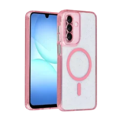 Samsung Galaxy A17 Pink Glitter Case