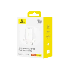 Baseus 40W GaN5 Pro Dual Type-C Fast Charger