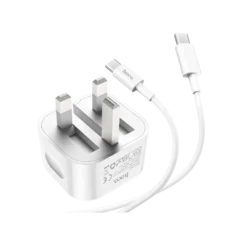 Hoco DC91 Folding Charger Set (C to C) PD20W White