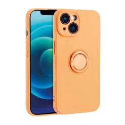 Orange iPhone 16e Case With Finger Grip
