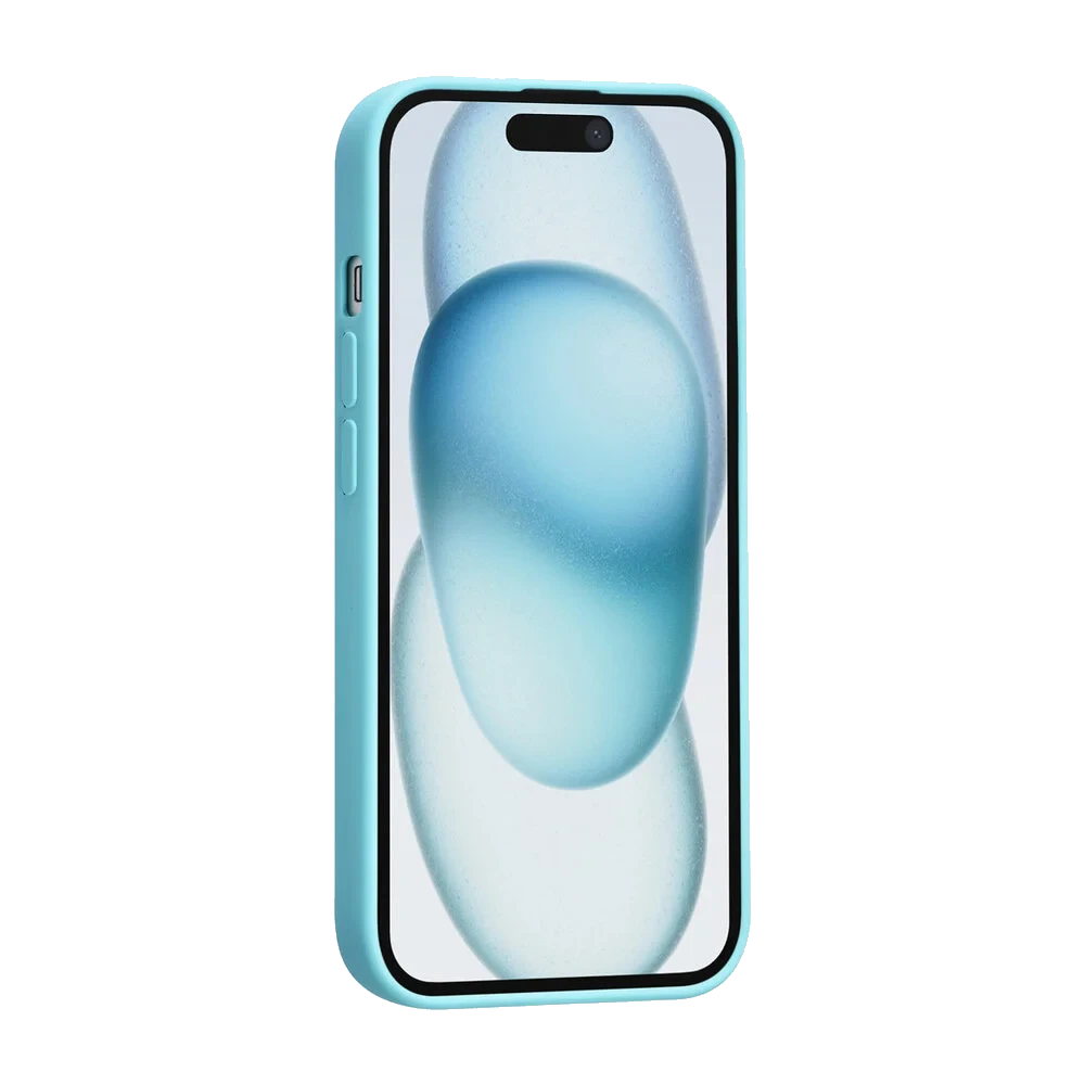 TUNIQ iPhone 15 Back Cover Case - Coral Blue