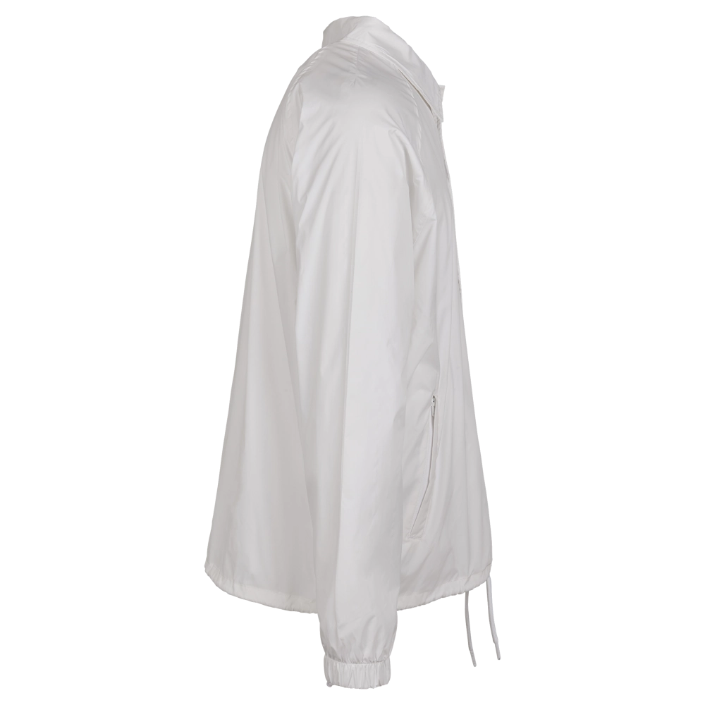 Build Your Brand White Coach Jacket - BY128