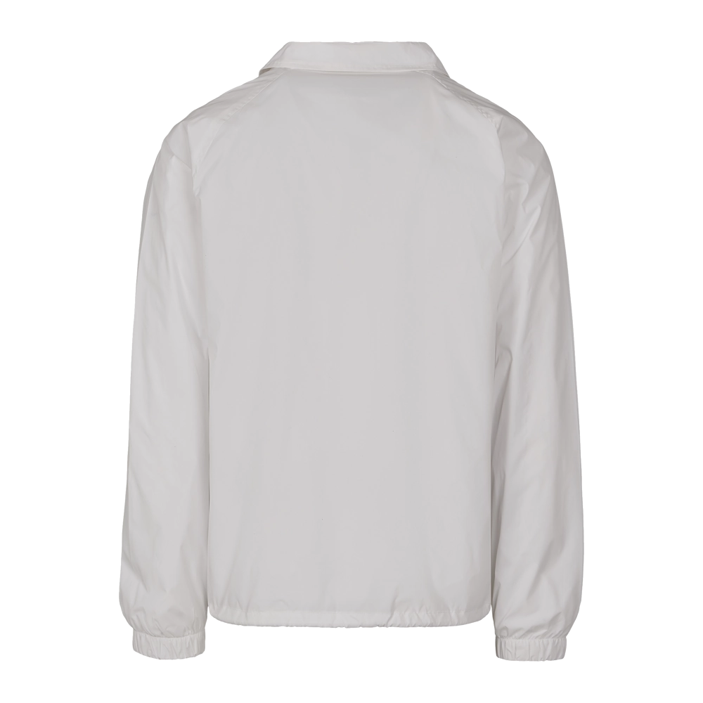 Build Your Brand White Coach Jacket - BY128