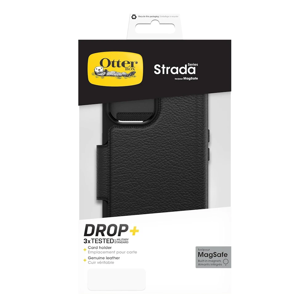 OtterBox iPhone 15 Wallet MagSafe Case - Black