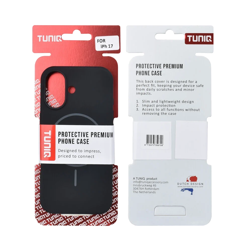 iPhone 17 Black Silicone Case - Magsafe