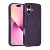 TUNIQ iPhone 17 Back Cover Case - Magsafe With Ring Stand - Hanger - Grape Purple