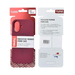 TUNIQ iPhone 17 Back Cover Case - Magsafe - Full Silicone - Purple