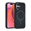 iPhone 17 Black Silicone Case - Magsafe