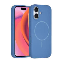 TUNIQ iPhone 17 Back Cover Case - Magsafe - Full Silicone - Blue
