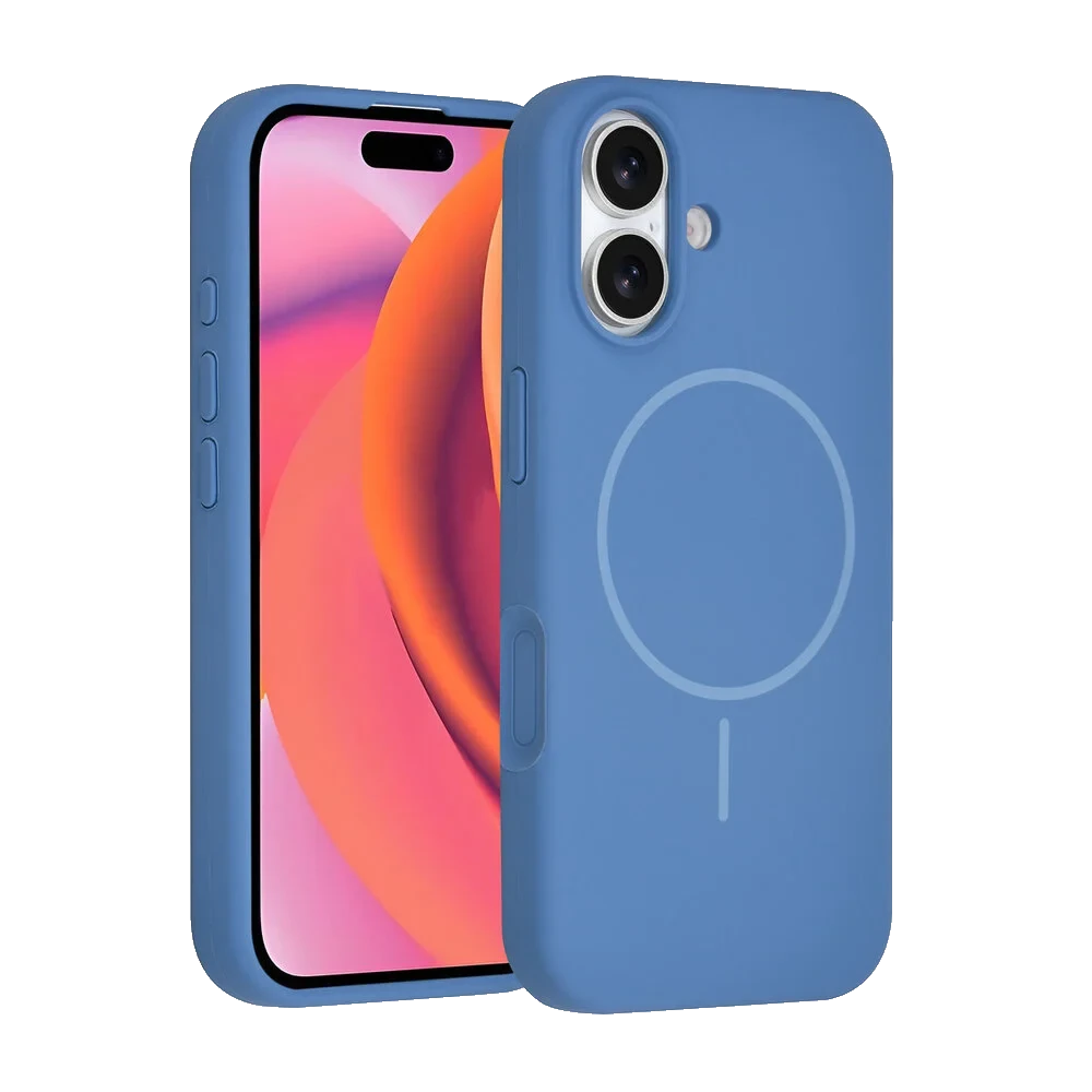 TUNIQ iPhone 17 Back Cover Case - Magsafe - Full Silicone - Blue