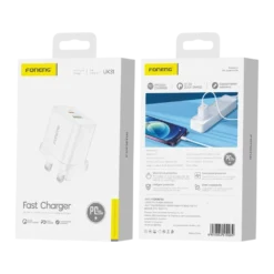 FONENG UK31 20W USB-A + USB-C 2-Port Fast Charger